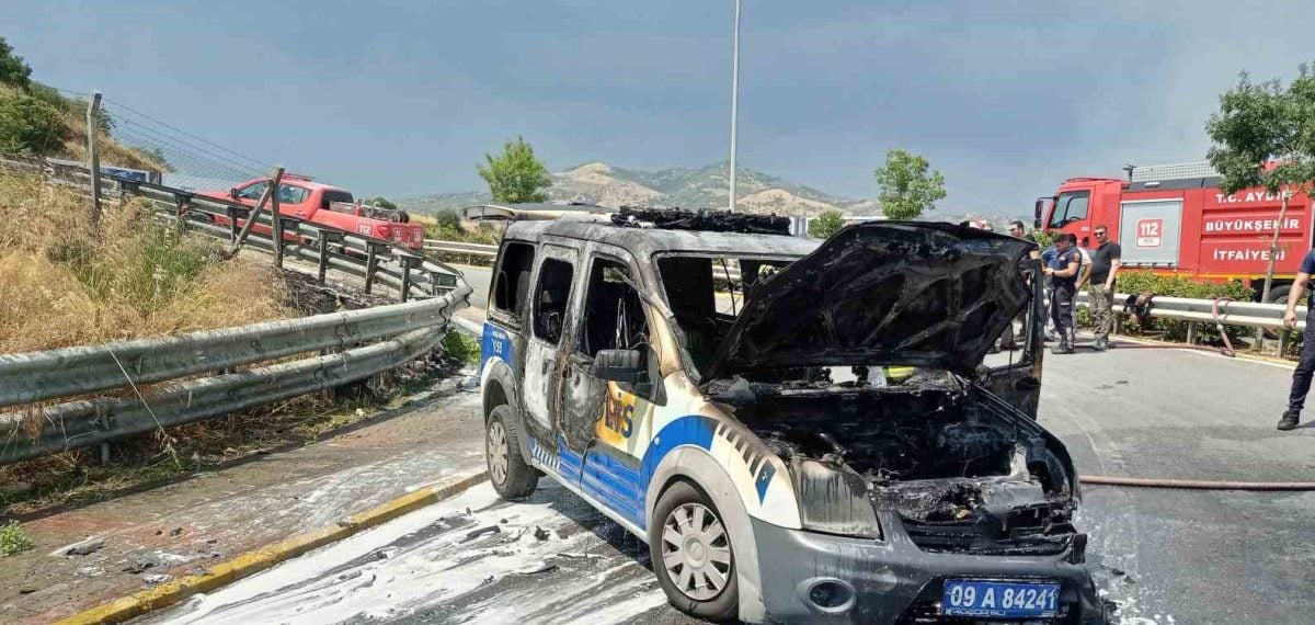 Aydın’da polis aracı yandı: Yangın olayında yeni gelişmeler