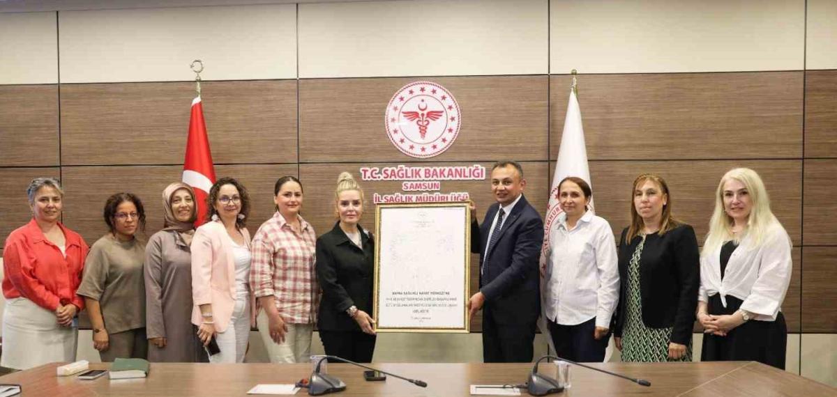 Bafra Sağlıklı Hayat Merkezi “Bebek Dostu” Ünvanı Aldı