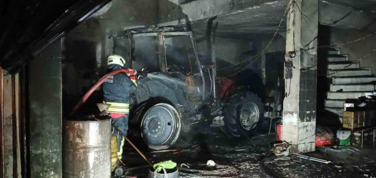Bafra’da Sanayi Sitesinde Korkutan Yangın: İş Yerinde Büyük Hasar
