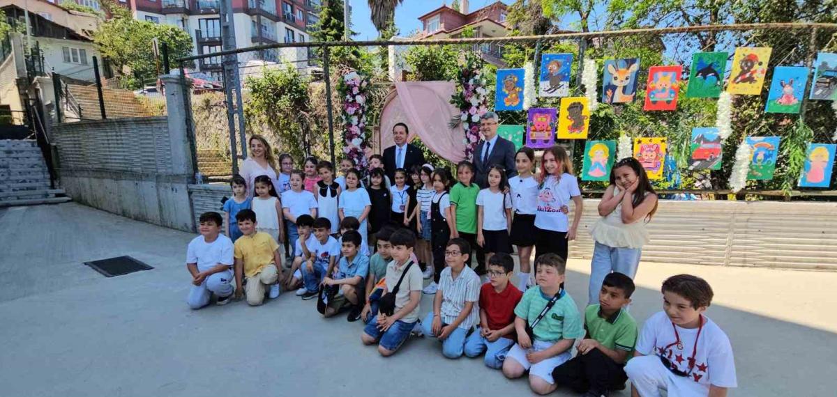 Bahçelievler İlkokulu Yıl Sonu Resim Sergisi Açılışı ve Vefa Dolu Anlar