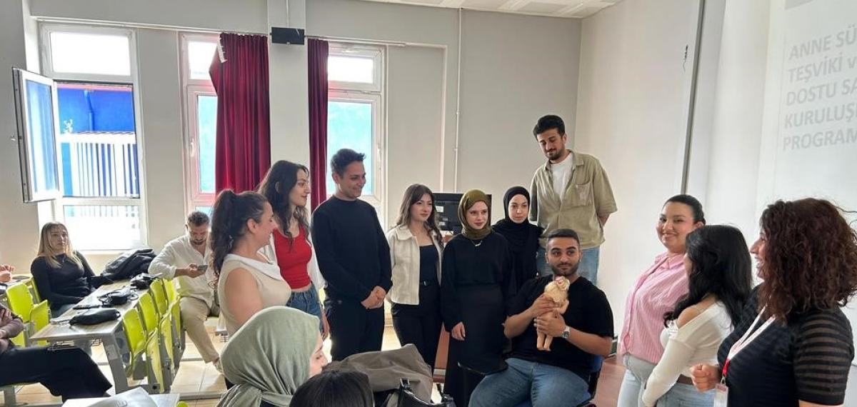 Beun Sağlık Bilimleri Fakültesinde 96 Öğrenciye Emzirme Danışmanlığı Eğitimi