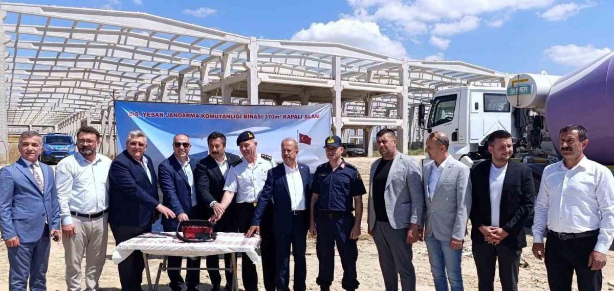 Bursa Yenişehir’de jandarma binası temel atma töreni gerçekleştirildi