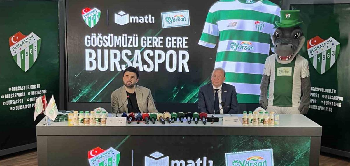 Bursaspor, 70 Milyonluk Sponsorluğuna İmza Attı