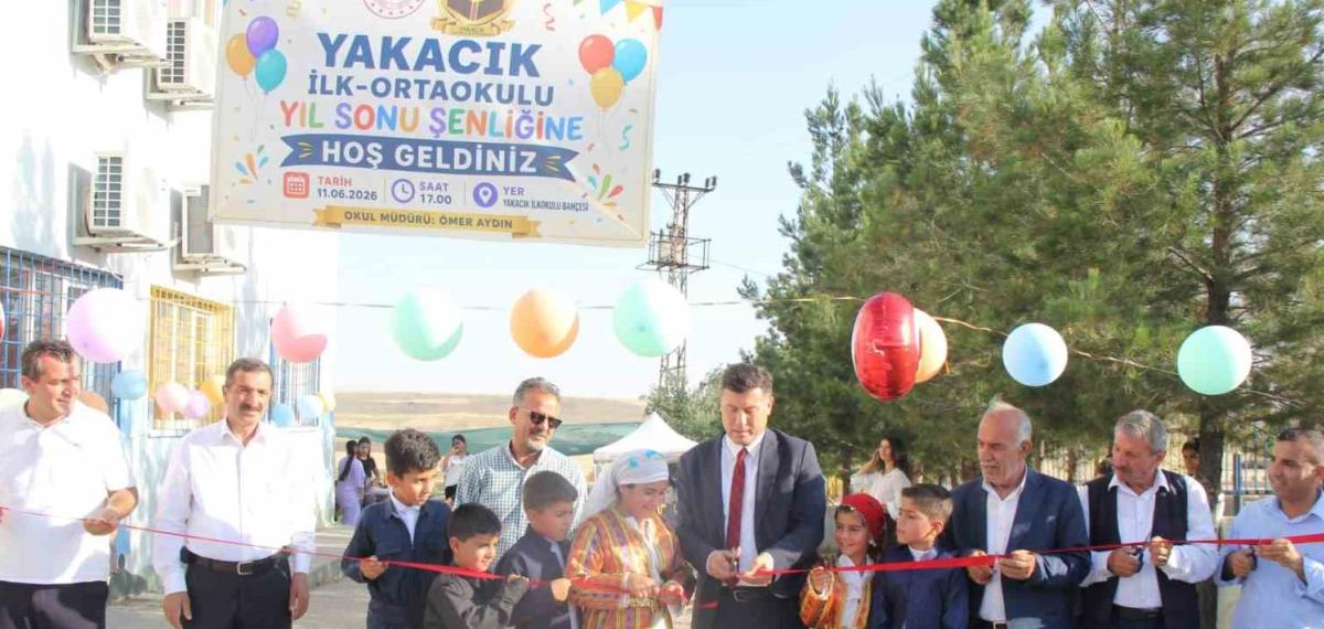 Cizre Yakacık Birinci ve Ortaokulunda Yıl Sonu Şenliği