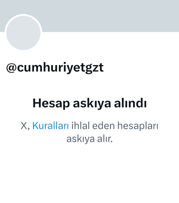 Cumhuriyet Gazetesi X Hesabına Erişim Engeli: Elazığ 2. Sulh Ceza Hakimliği Kararı