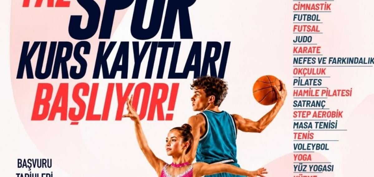 Denizli Büyükşehir Belediyesi yaz spor okulları kayıtlarını başlattı