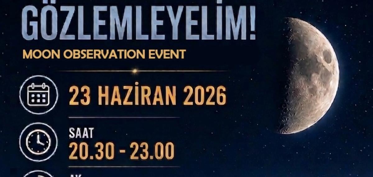 Denizli’de Ay Gözlem Etkinliği düzenlenecek