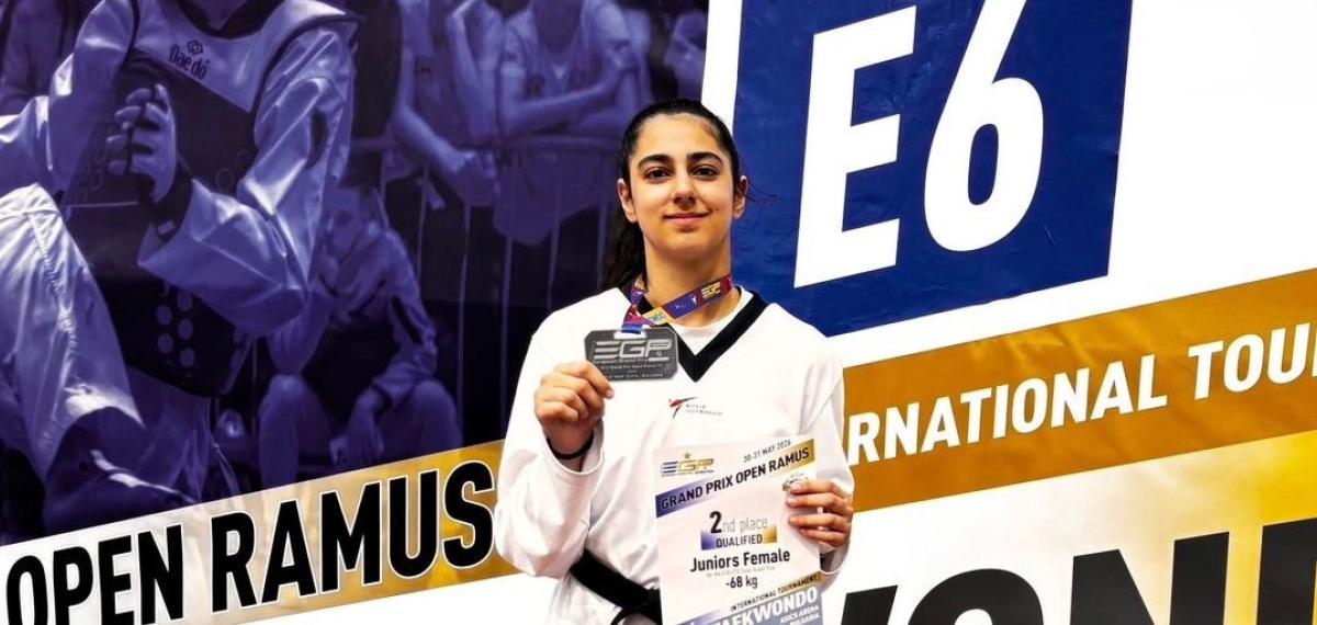 Ebrar Acar’dan Avrupa’da Gümüş Madalya