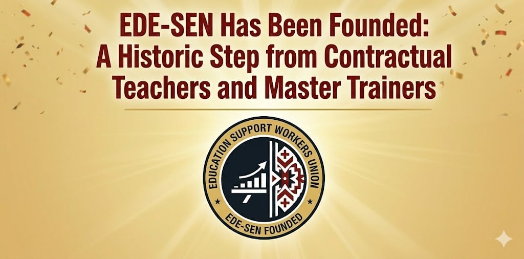 EDE-SEN Founded: Turkish Educators Form New Union for Employee Rights