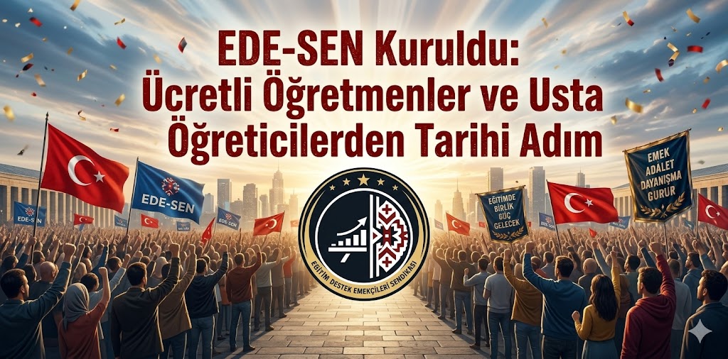 EDE-SEN Kuruldu: Ücretli Öğretmenler ve Usta Öğreticilerden Tarihi Adım
