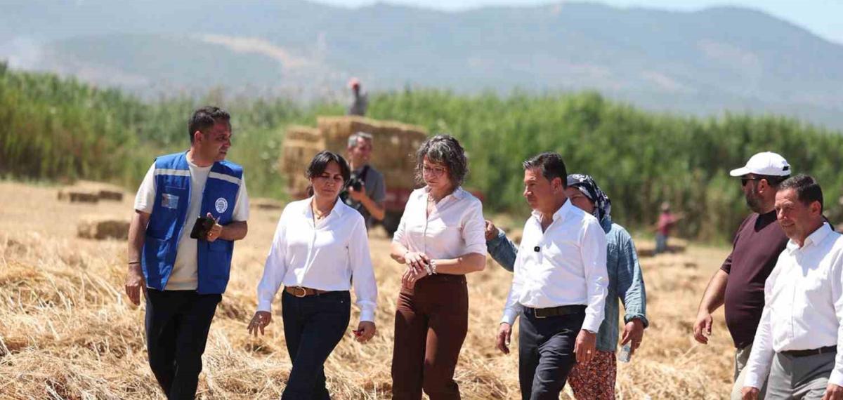 Ekinanbarı’nda Üreticinin Yükünü Hafifleten Takviye