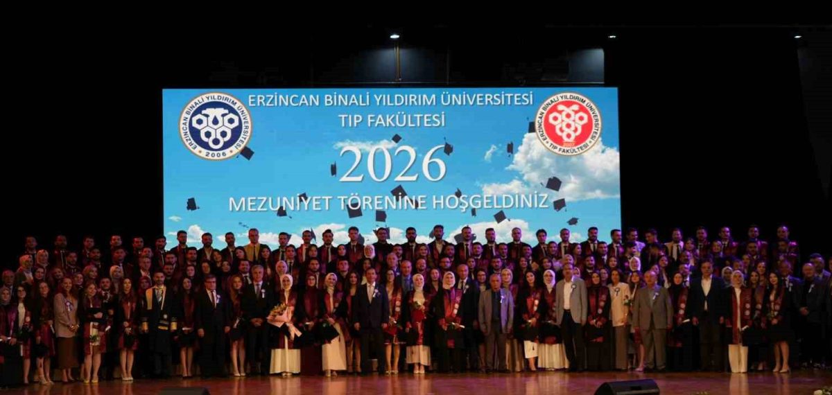 Erzincan Binali Yıldırım Üniversitesi Tıp Fakültesi Mezuniyet Töreni Gerçekleştirildi