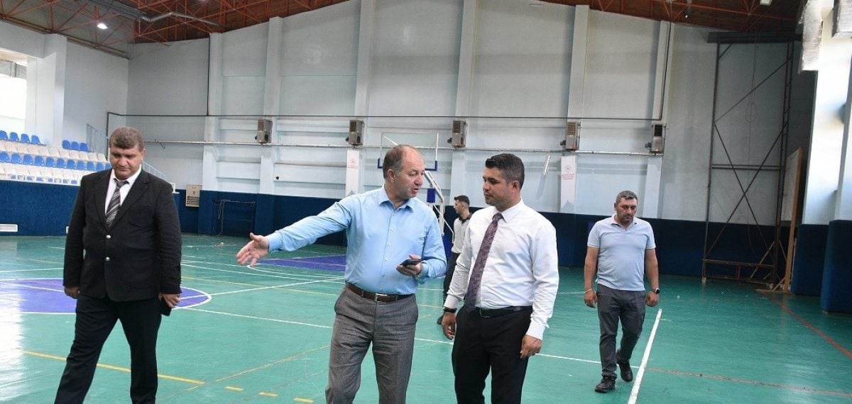 Erzurum GSB Merkezi Yurtlar Kampüsündeki Spor Salonu Yenileniyor ve Gençliğin Hizmetine Sunuluyor