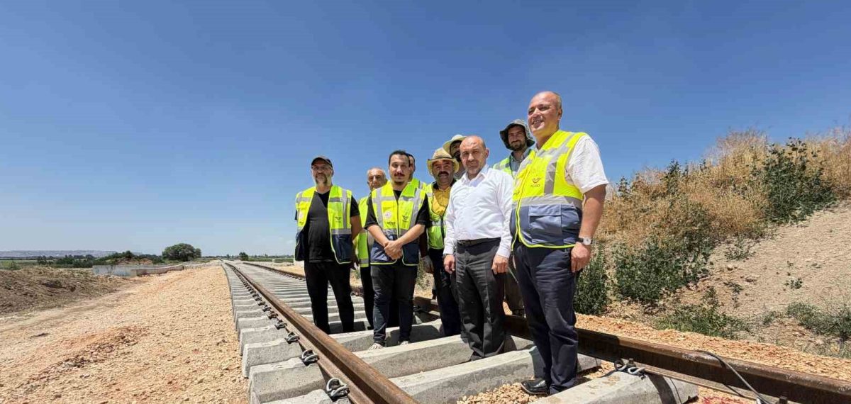 Eskişehir OSB-Hasanbey demiryolu hattı tamamlanma aşamasına geldi