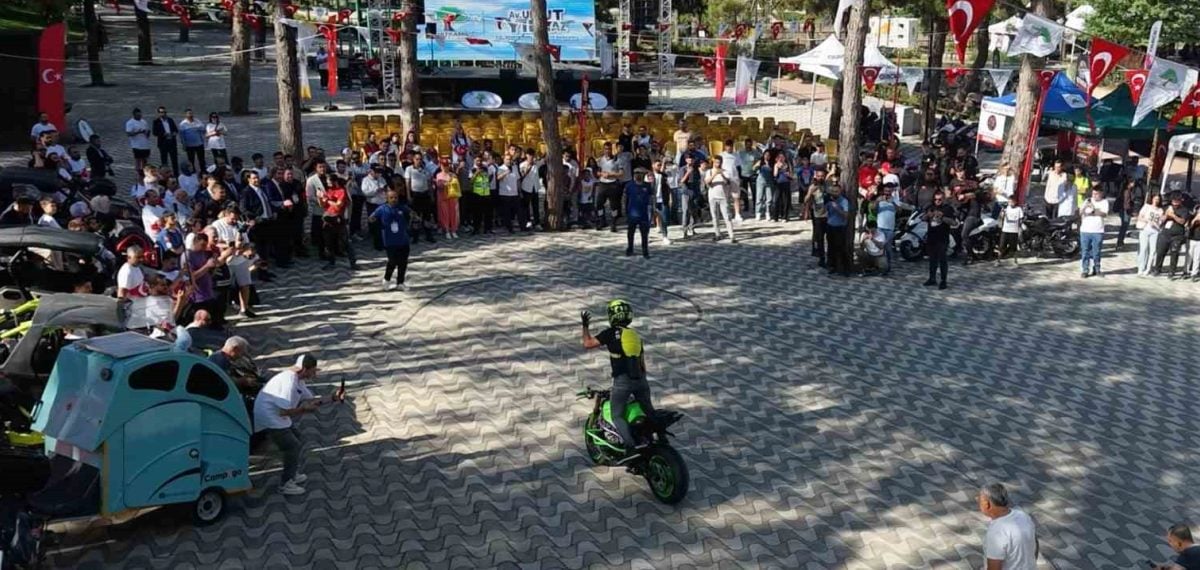 Gaziantep Motor Festivali Dülük Tabiat Parkı’nda başladı