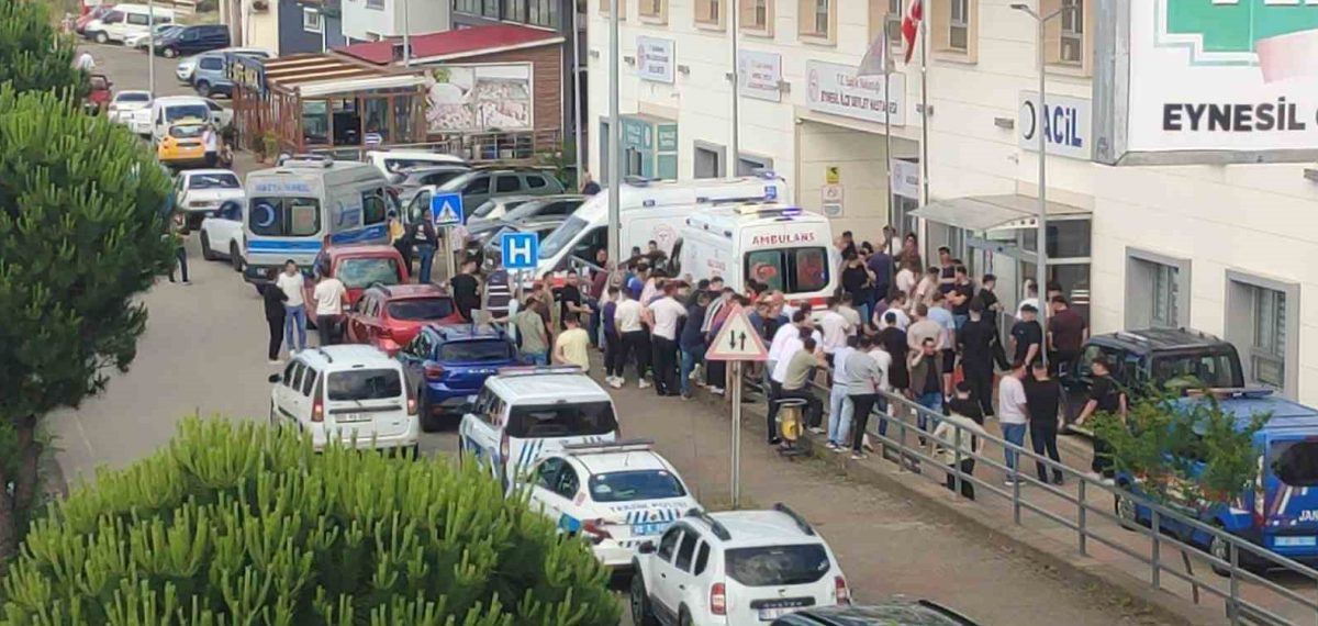 Giresun Eynesil’de borç tartışması silahlı kavgaya dönüştü, 21 yaşındaki genç ağır yaralandı