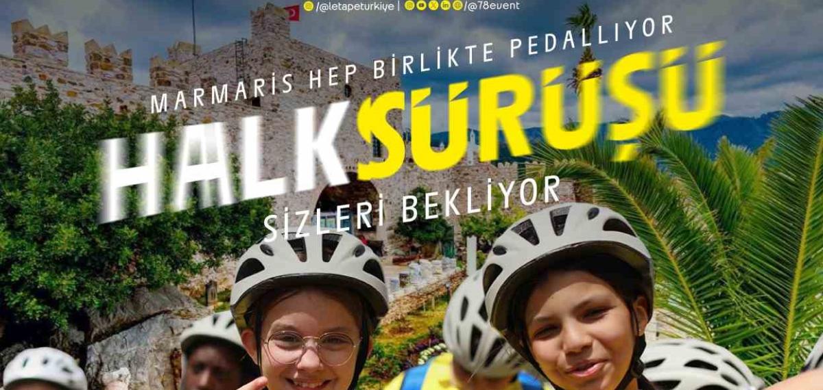 Halk Sürüşüyle Marmaris’te Bisiklet Yarışı Heyecanı Yaşanacak