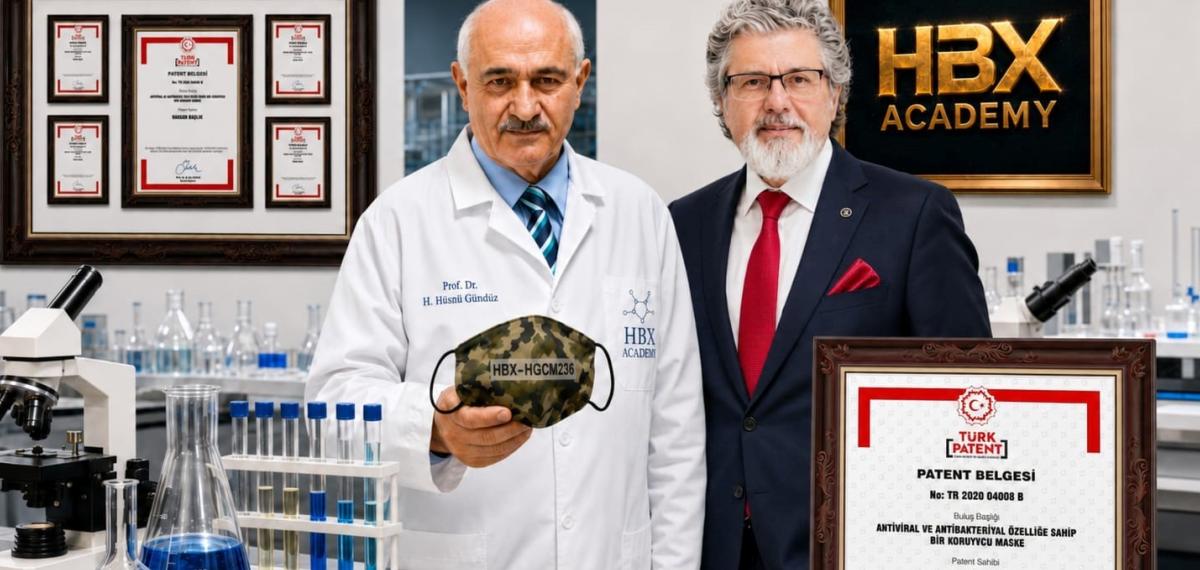 Hbx Academy, “Antiviral ve Antibakteriyel Özelliğe Sahip Koruyucu Maske’ Patenti Aldı