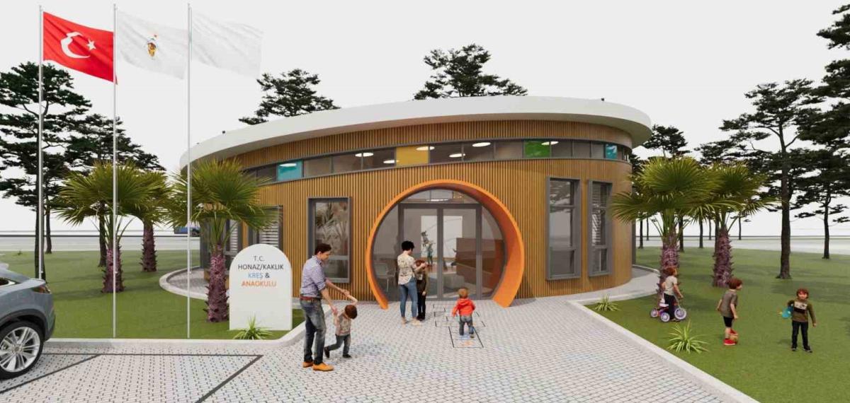 Honaz Belediyesi Gündüz Bakımevinin Temeli Atılıyor