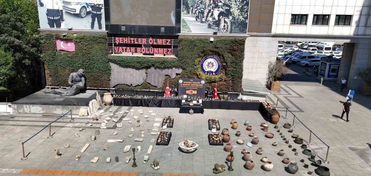 İstanbul’da Tarihi Eser Operasyonu: Binlerce Antik Parça Ele Geçirildi