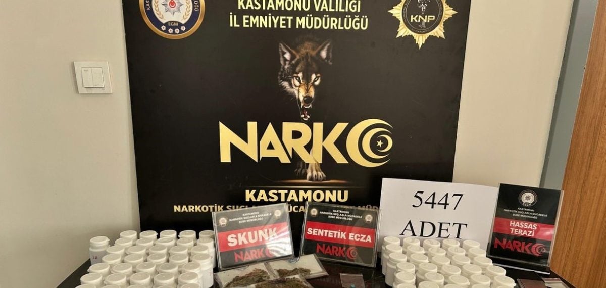 Kastamonu’da uyuşturucu operasyonu: 3 sanığa 15’er yıl hapis cezası
