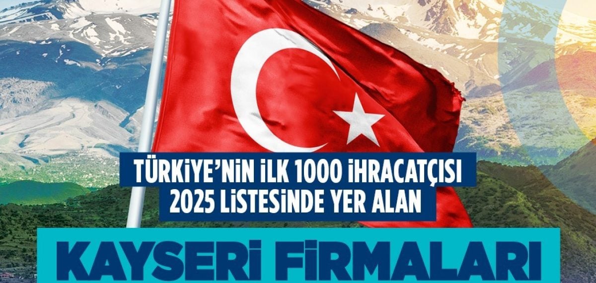 Kayseri TİM raporunda 19 firma ile ilk 1000’e girdi