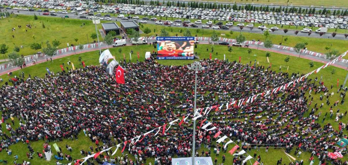 Kayseri, Ulusal Grup İçin Tek Yürek Oldu