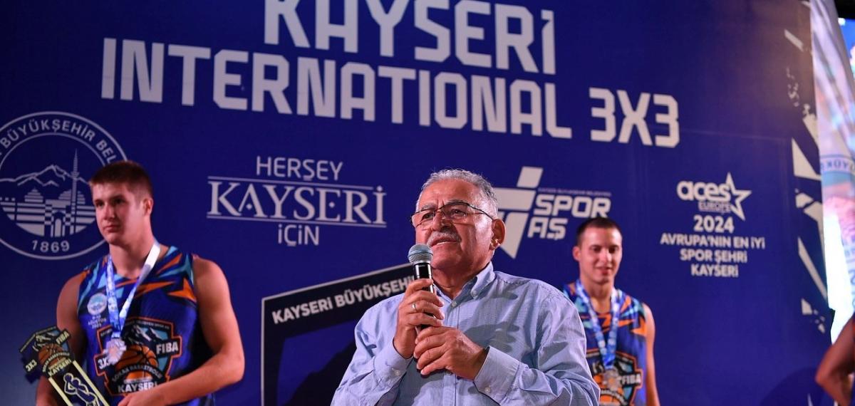 Kayseri’de 2026 FIBA 3×3 Lite Quest uluslararası basketbol turnuvası gerçekleştirildi