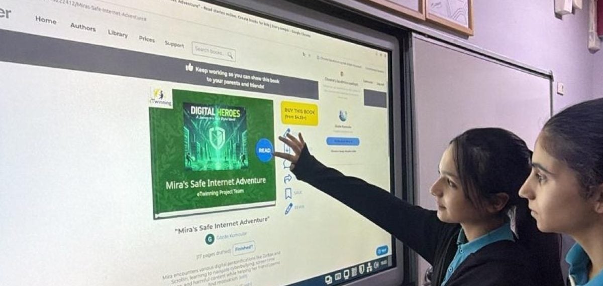 Manisa Kanuni Sultan Süleyman Ortaokulu öğrencileri ‘Let’s Get Digital!’ eTwinning projesini tamamladı