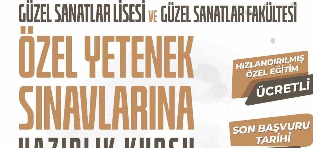 Melikgazi’de Sanat Melikgazi’de iki aylık yetenek hazırlık kursu başlıyor