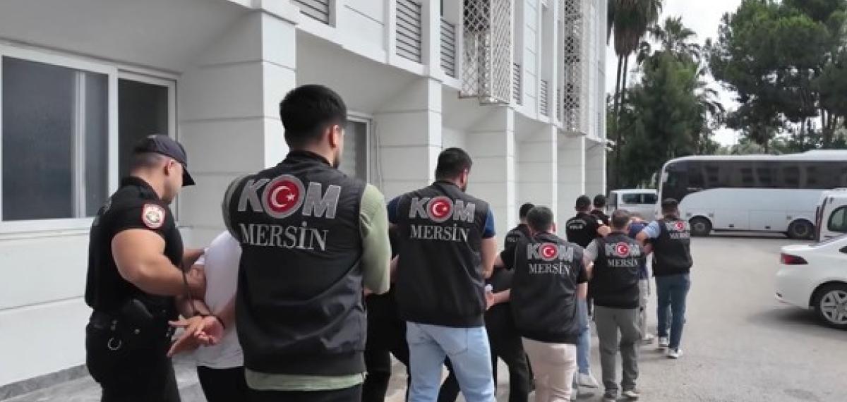 Mersin’de suç örgütüne operasyon: 16 tutuklama ve ağır silah ele geçirildi