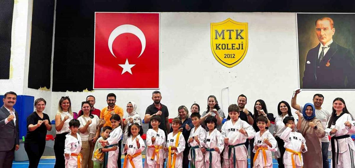 Mtk Koleji’nde Tekvando Kuşak Terfi Sınavı