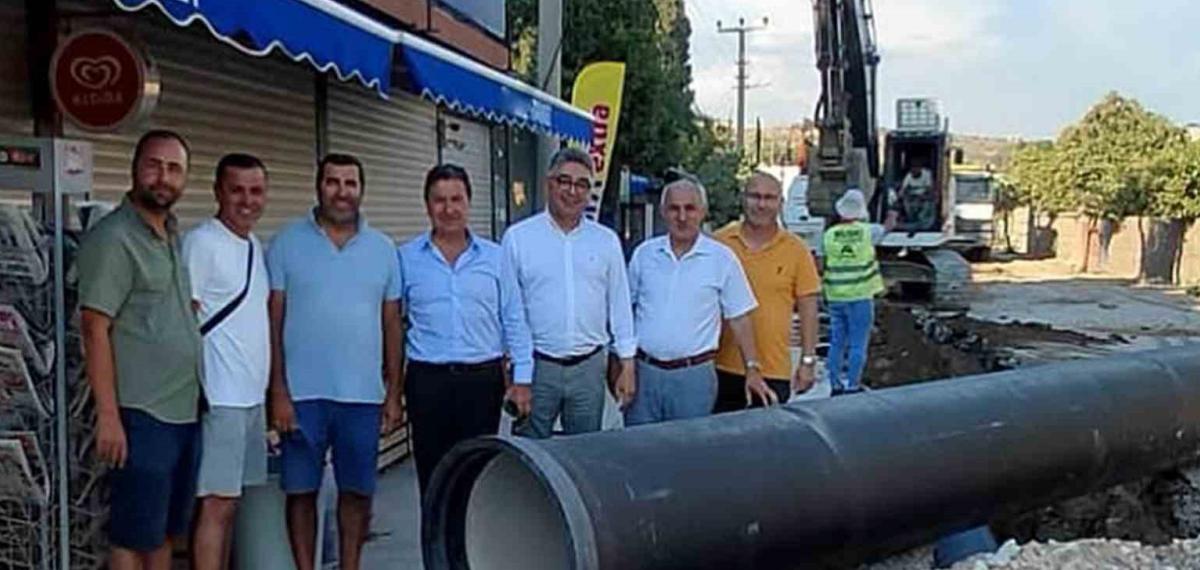 Muğla Bodrum’da içme suyu hattı yenileme çalışmaları devam ediyor