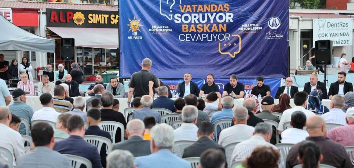 Murat Ercan’dan Saraycık Mahallesi’nde Vatandaşlarla Buluşma Programı