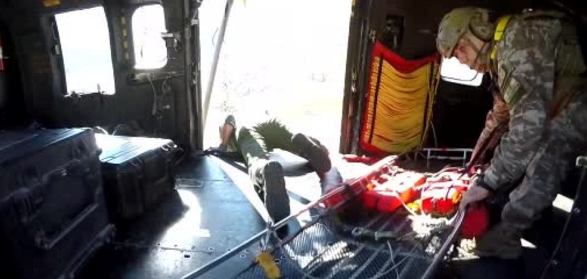 Niğde Aladağlar’da mahsur kalan Suriye dağcısı askeri helikopterle kurtarıldı