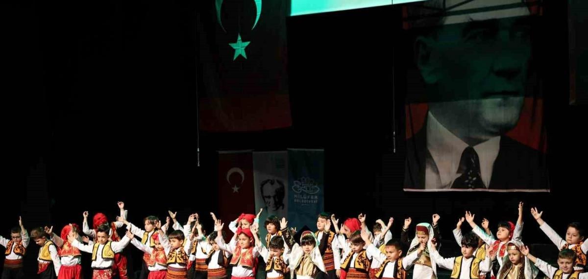 Nilüfer’de kreş mezuniyet töreniyle çocuklar sevinç yaşadı
