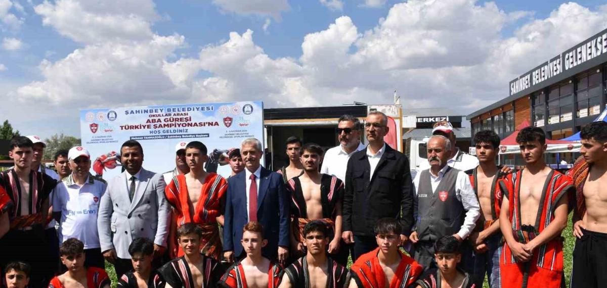 Okul Sporları Aba Güreşi Türkiye Şampiyonası Şahinbey’de Başladı