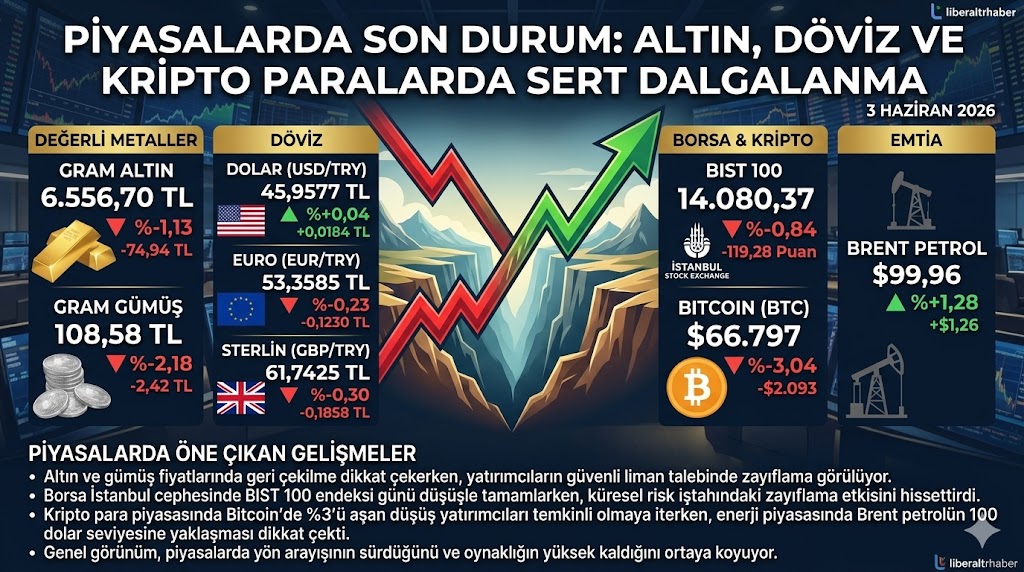 Piyasalarda Son Durum: Altın, Döviz ve Kripto Paralarda Sert Dalgalanma