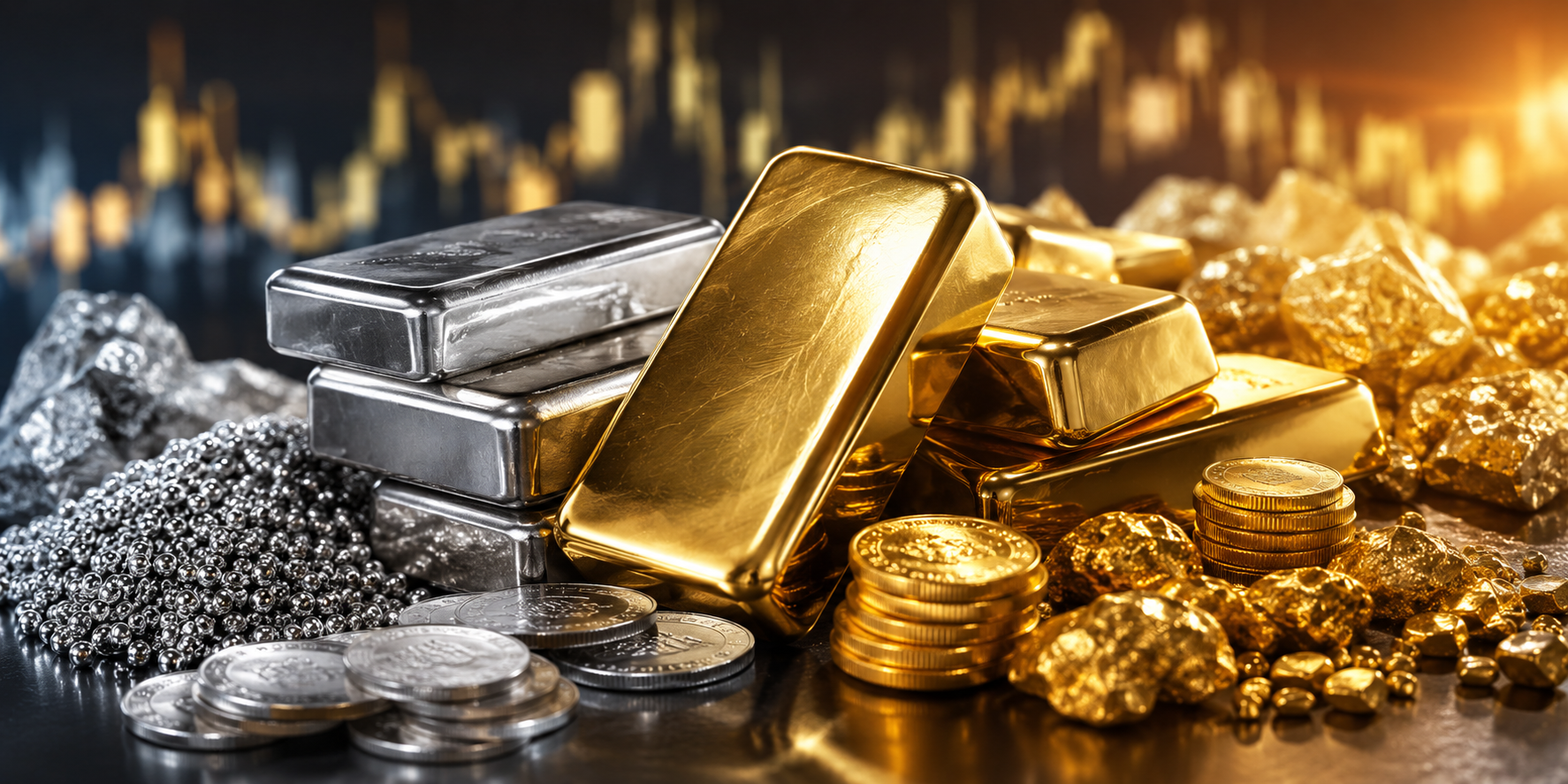 Precious Metals Face Broad Selloff as Gold Drops Over 2 Percent