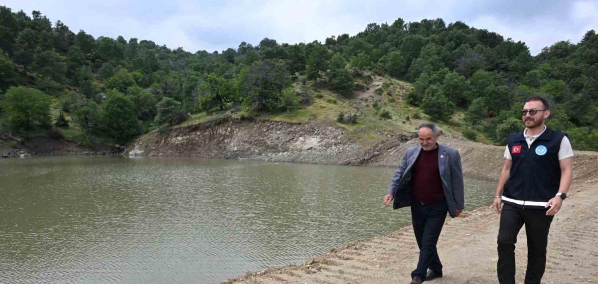 Salihli’de tarımsal sulama göleti onarımı tamamlandı