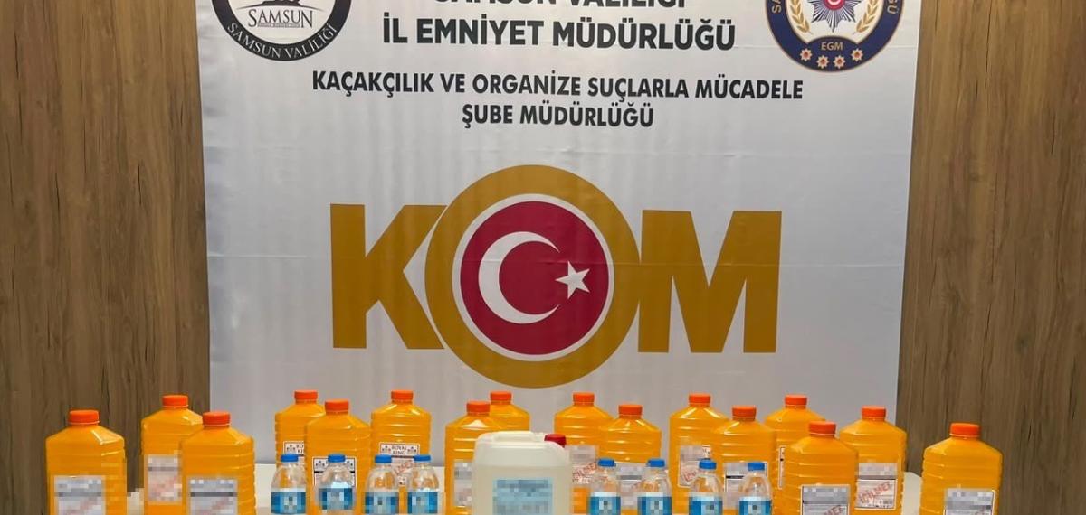 Samsun’da Kaçakçılık Operasyonu: Sigara, Alkol ve Üretim Malzemeleri Ele Geçirildi