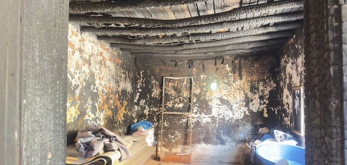 Şanlıurfa Ceylanpınar’da aynı evde bir ay arayla ikinci kez yangın çıktı