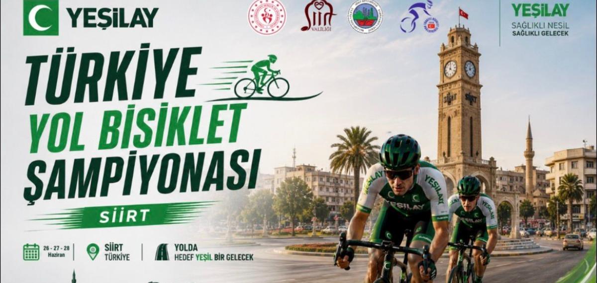 Siirt’te Türkiye Yol Bisikleti Şampiyonası düzenlendi