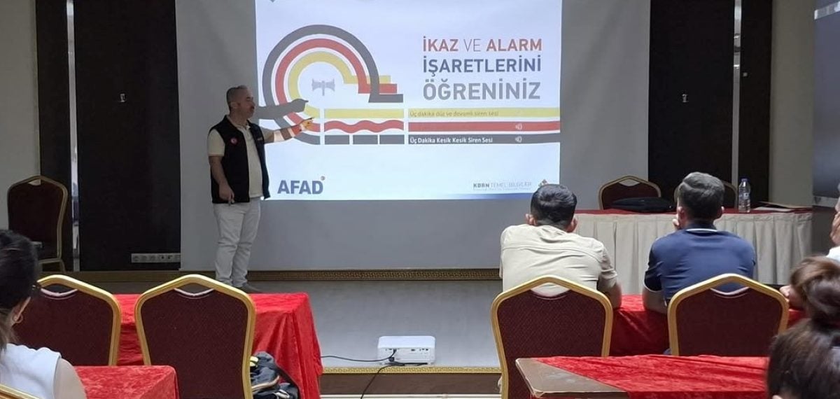 Şırnak AFAD, TPIC Personeline Kimyasal ve Afet Farkındalık Eğitimi