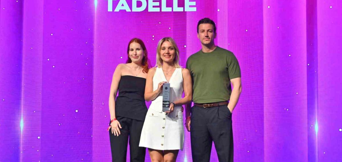 Tadelle, Brandverse Awards’ta Veri Analitiği ödülü kazandı