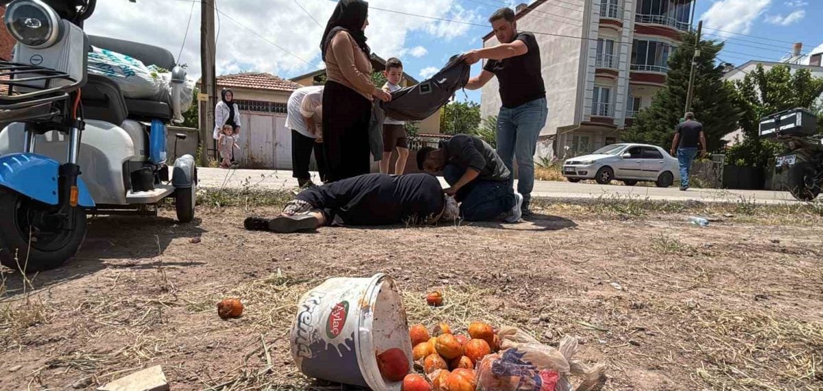 Aksaray’da kayısı topladıktan sonra elektrikli mopedle kaza: 62 yaşındaki kadın yaralandı