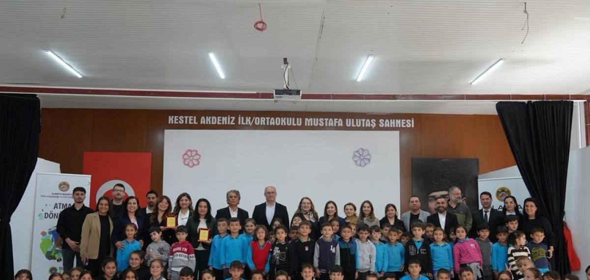 Alanya Belediyesi okullarda 3 bin 500 öğrenciye sıfır atık ve iklim eğitimi verdi