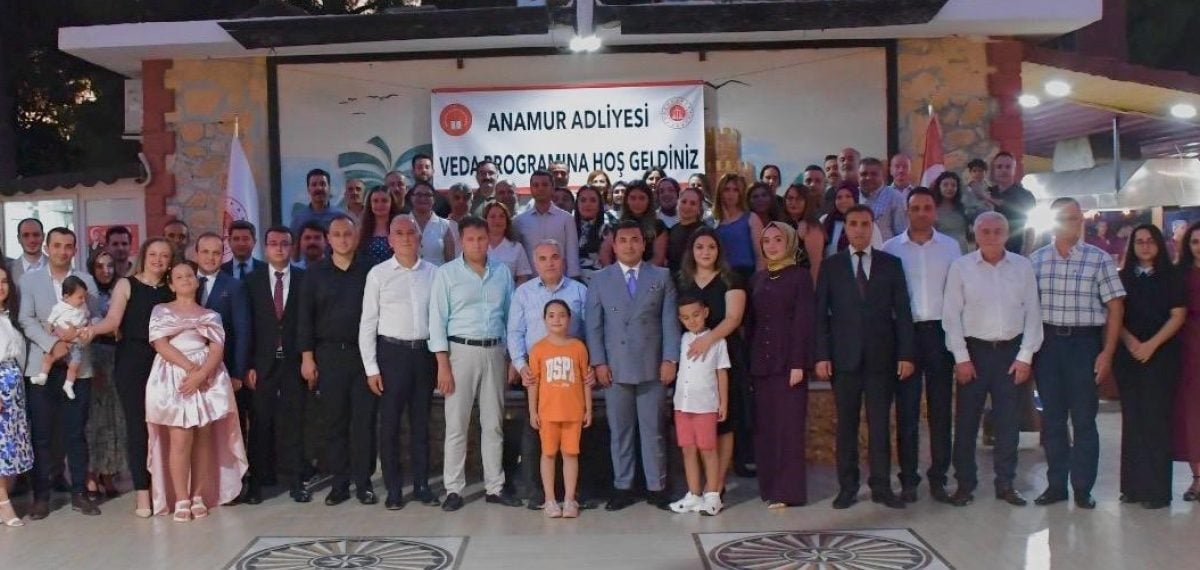 Anamur’da veda programı: Cumhuriyet Başsavcısı Tanju Çatlı görev değişen yargı mensuplarına teşekkür etti