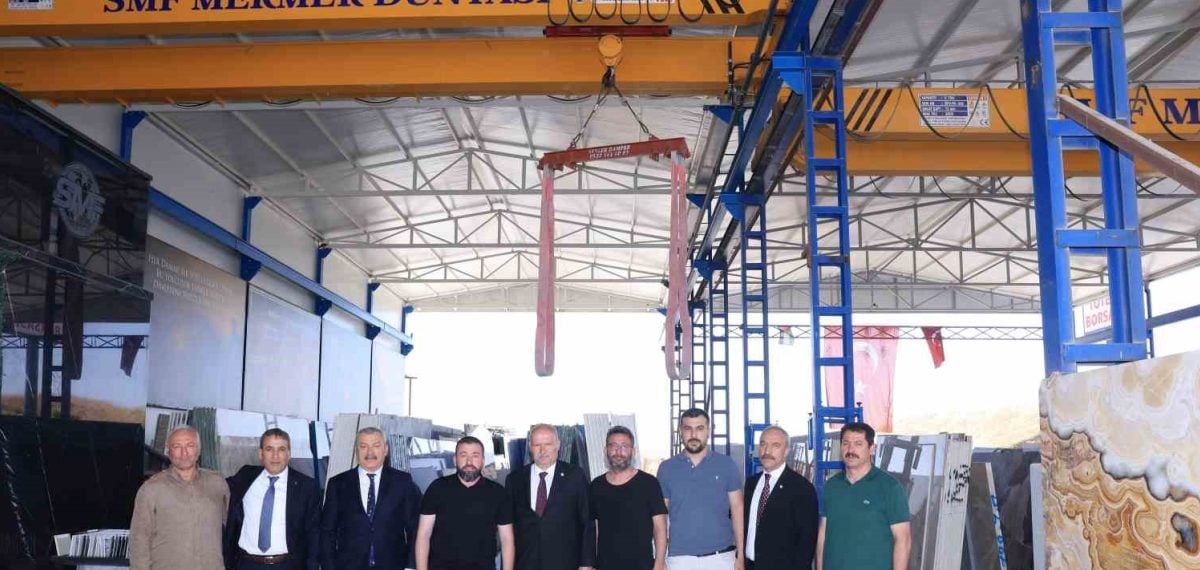 Ankara’da ATO Başkanı Gürsel Baran, Yuvaköy Mermerciler Sitesi’nde sektör sorunlarını değerlendirdi