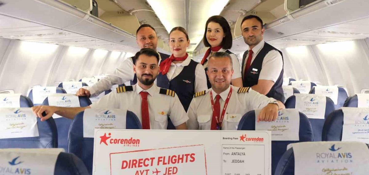 Antalya-Cidde direkt umre seferlerini başlatan Corendon Airlines yaz operasyonlarını sürdürüyor